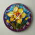 Daffodil Suncatcher Effect Clock